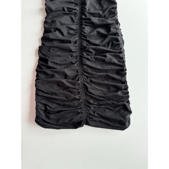 Aritzia WILFRED FREE Tiny Ruched Jersey Bodycon Mini Tank Dress, Size S - Picture 7 of 16